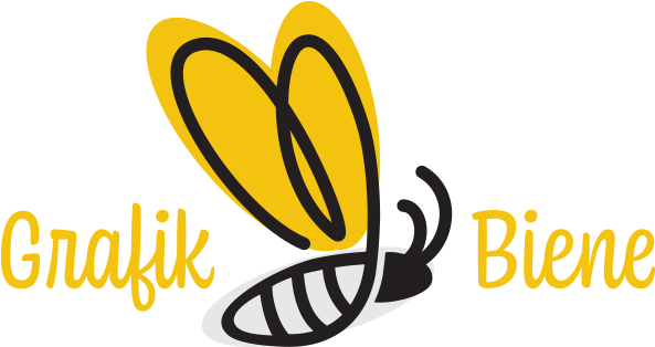 Logo Grafik Biene